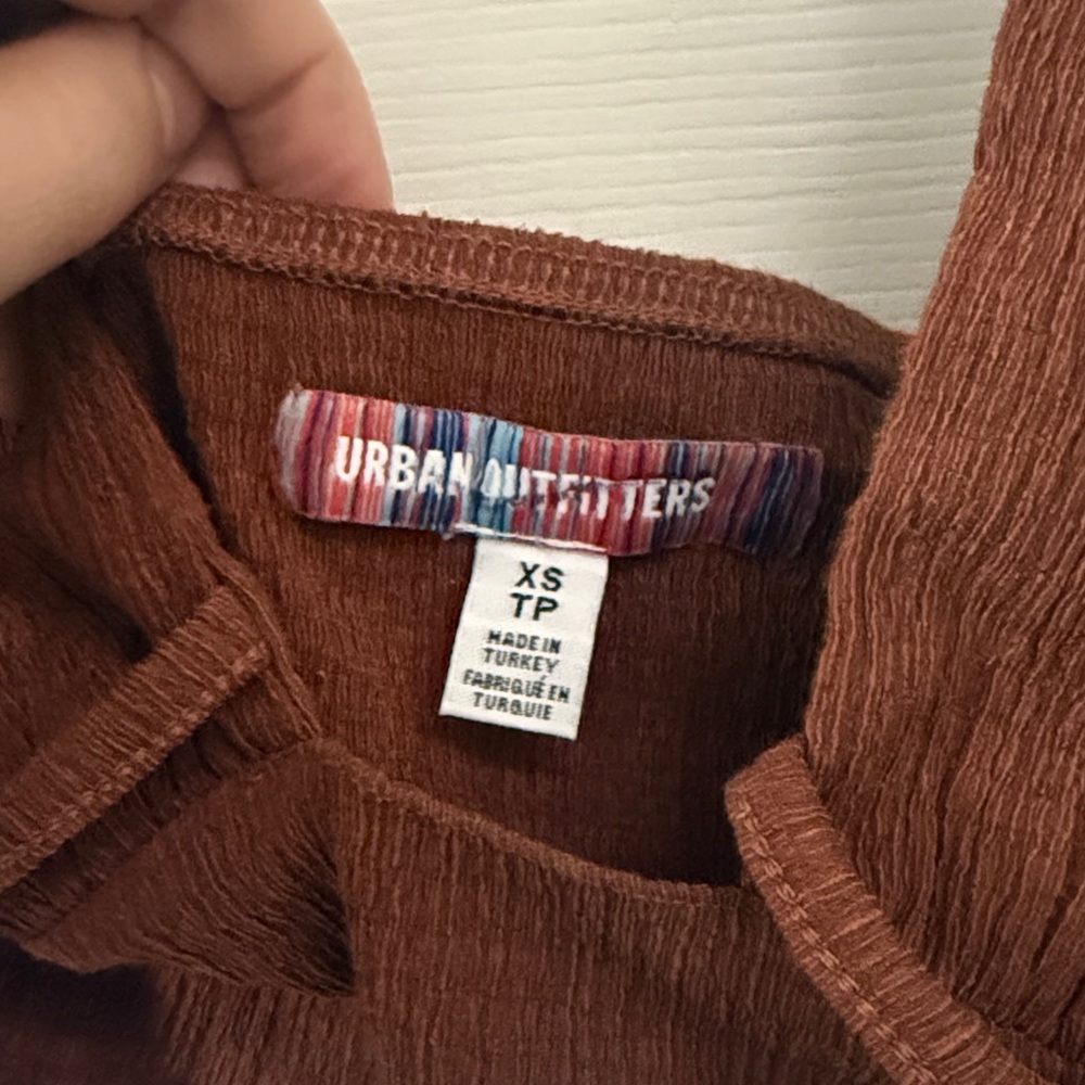Urban Outfitters Valerian Brown Halter Top - Picture 3 of 3